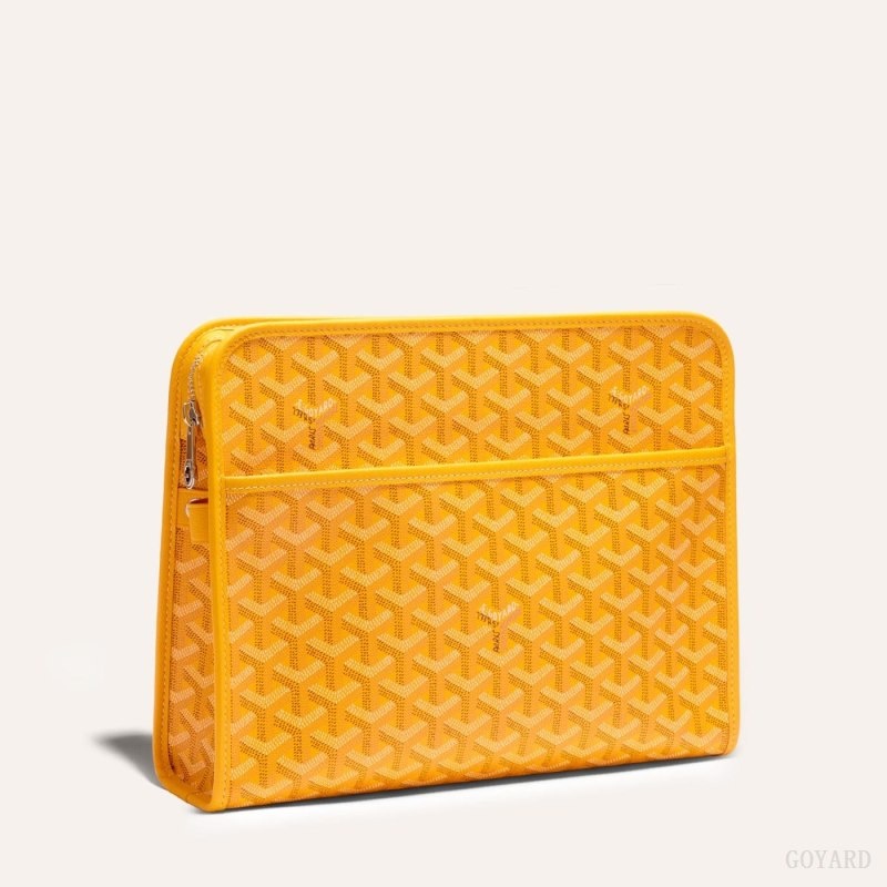 Goyard JOUVENCE GM TOILET BAG Keltainen | KJGU8336