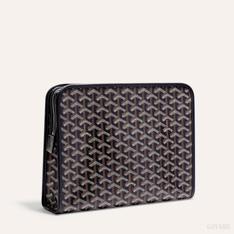 Goyard JOUVENCE GM TOILET BAG Laivastonsininen Sininen | MFLY9242