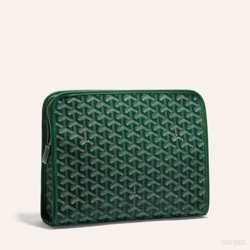 Goyard JOUVENCE GM TOILET BAG Vihreä | EXSU9979