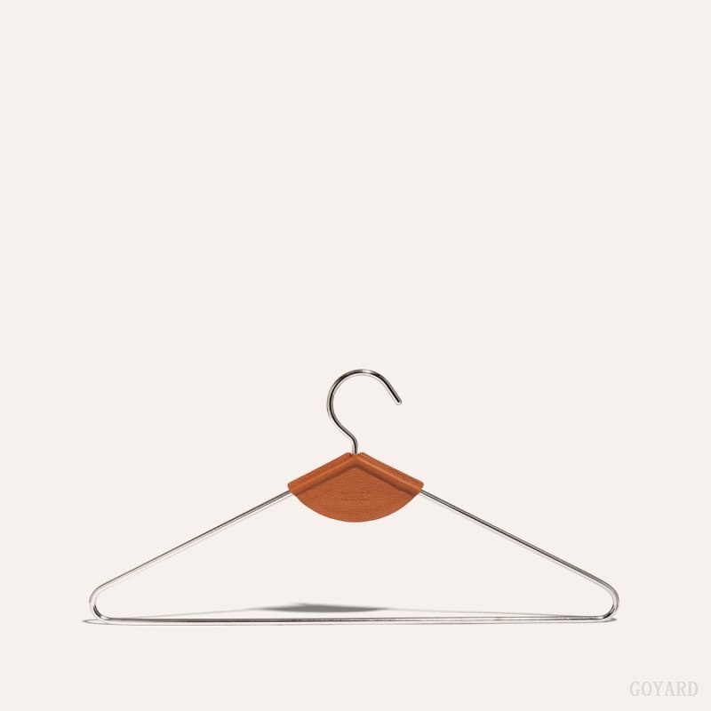 Goyard LIVRÉE PAIR OF HANGERS Mustat Ruskea | NJJF9218