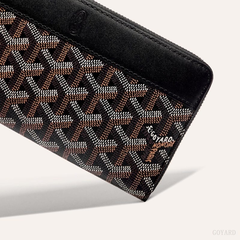 Goyard MATIGNON GM WALLET Mustat | WKRX4996