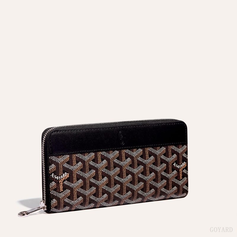 Goyard MATIGNON GM WALLET Mustat | WKRX4996