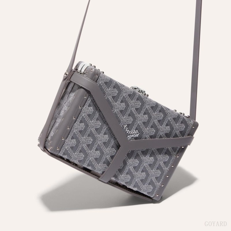 Goyard MINAUDIÈRE TRUNK BAG Harmaat | QDZG1035