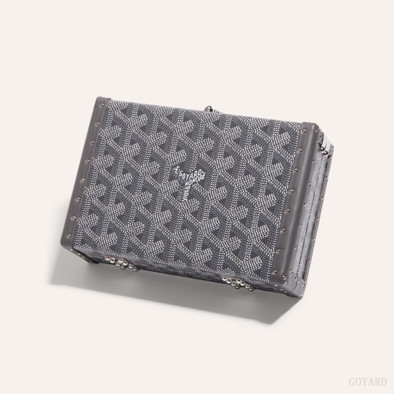 Goyard MINAUDIÈRE TRUNK BAG Harmaat | QDZG1035