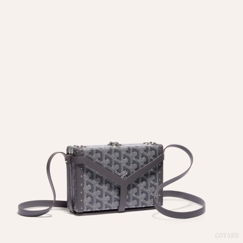 Goyard MINAUDIÈRE TRUNK BAG Harmaat | QDZG1035