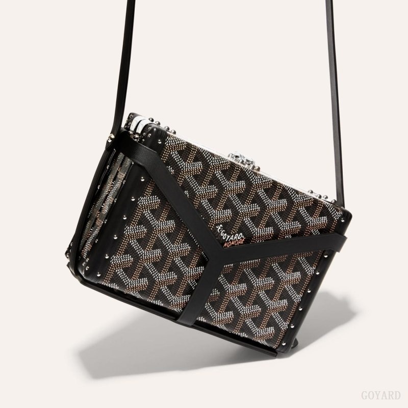 Goyard MINAUDIÈRE TRUNK BAG Mustat | UFLI3329