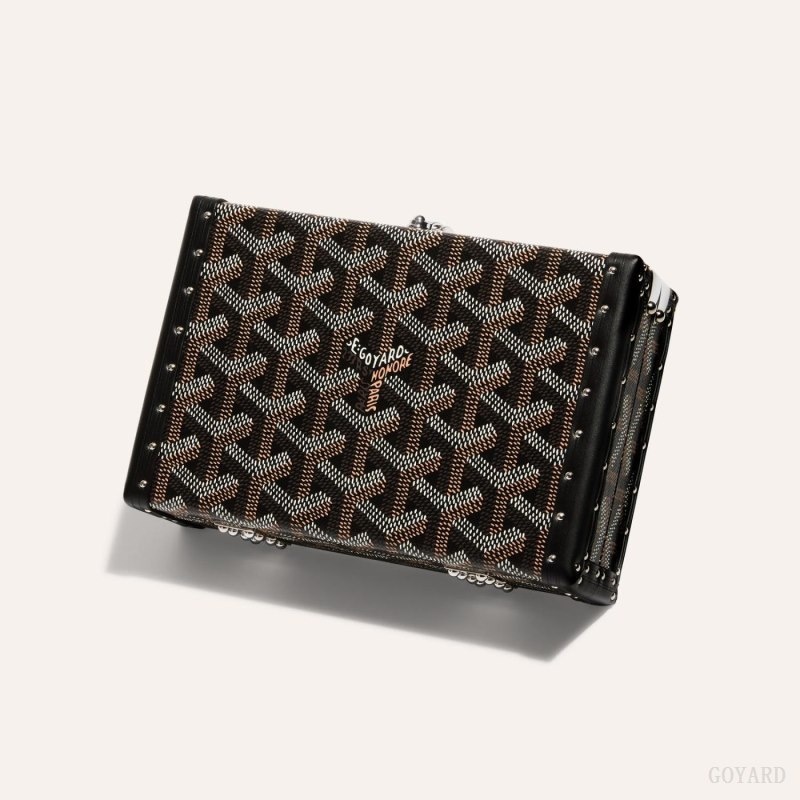 Goyard MINAUDIÈRE TRUNK BAG Mustat | UFLI3329