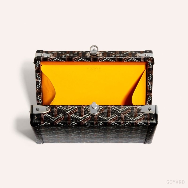 Goyard MINAUDIÈRE TRUNK BAG Mustat | UFLI3329