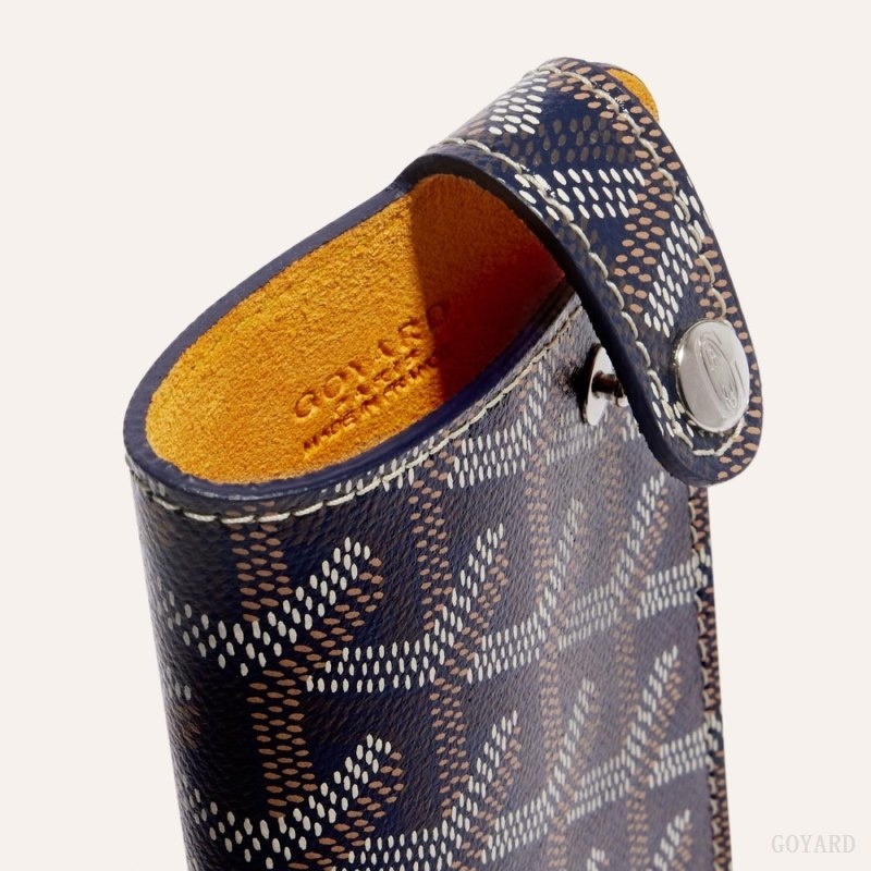 Goyard MONTMARTRE PM GLASSES CASE Laivastonsininen Sininen | ZPXN0159