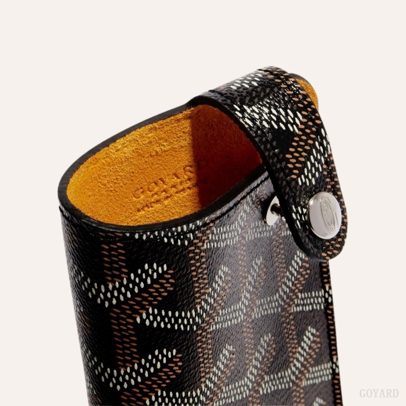 Goyard MONTMARTRE PM GLASSES CASE Mustat | AMRF9317