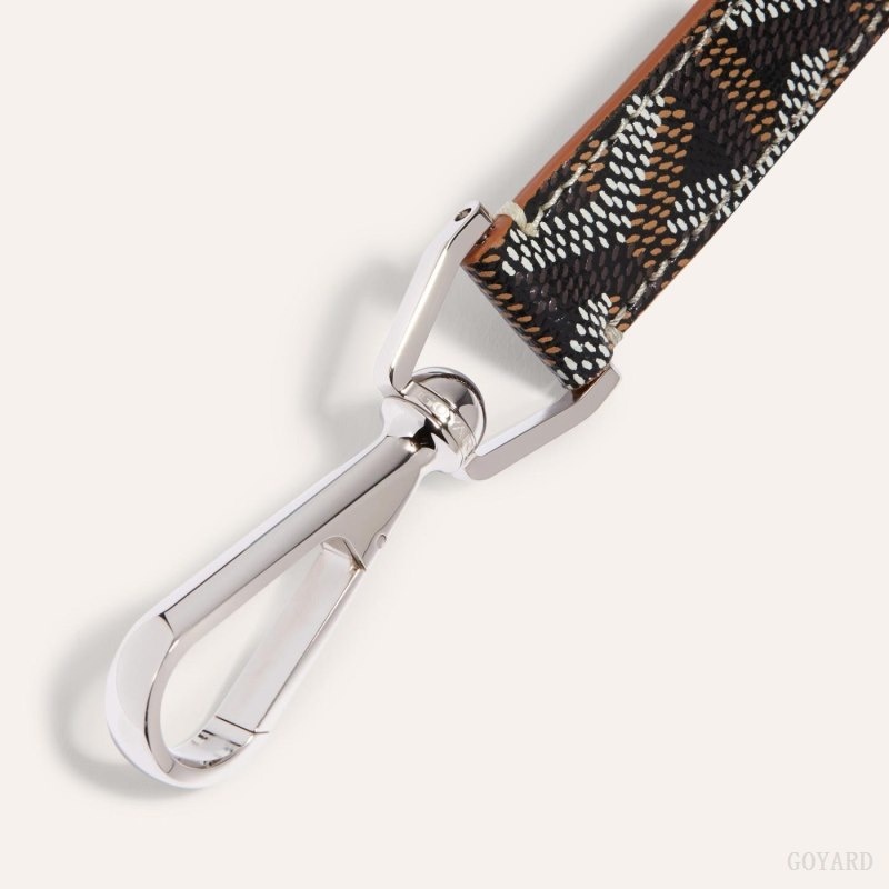 Goyard MOUSQUETON KEY RING Mustat Ruskea | FXNP7645