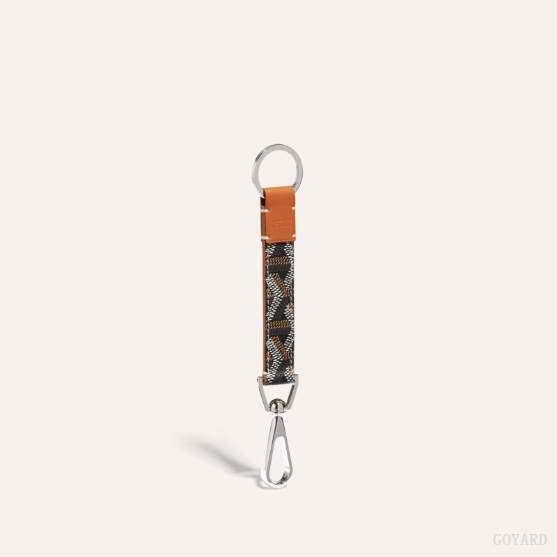 Goyard MOUSQUETON KEY RING Mustat Ruskea | FXNP7645