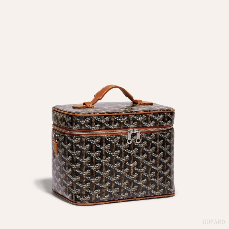 Goyard MUSE VANITY CASE Mustat Ruskea | NLWJ3687