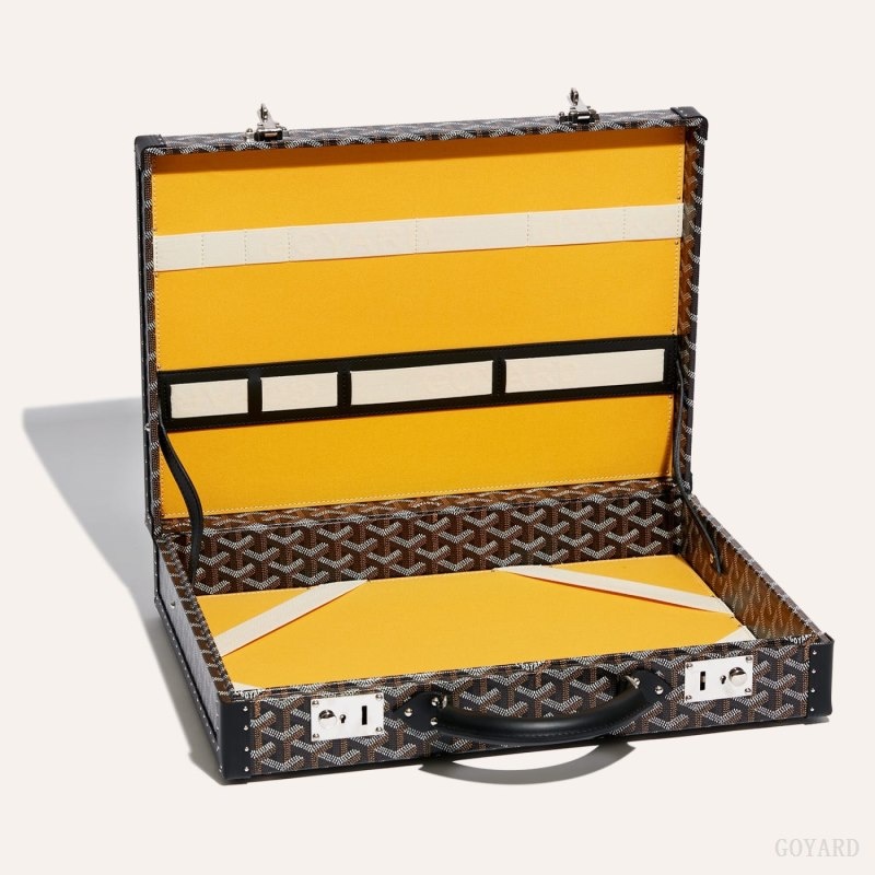 Goyard Manoir PM Document Case Mustat | PICW1204