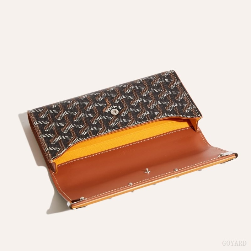 Goyard Monte-Carlo Mini Case Mustat Ruskea | ZTGF8123