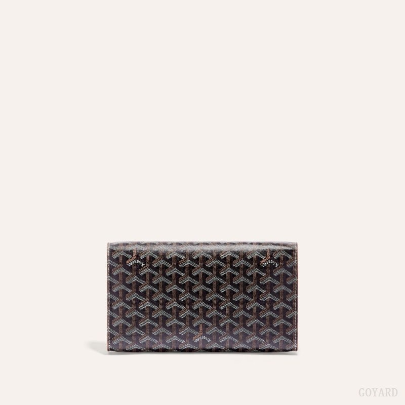 Goyard Monte-Carlo PM Clutch Mustat Ruskea | MEQI9447