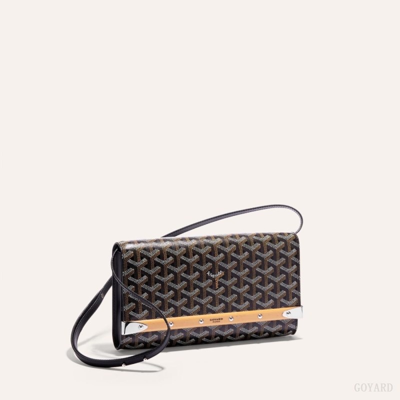 Goyard Monte-Carlo PM Clutch Mustat | PAAX0429