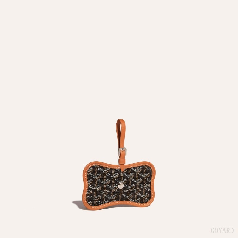 Goyard Os Grey Dog pocket Mustat Ruskea | CVFB5029