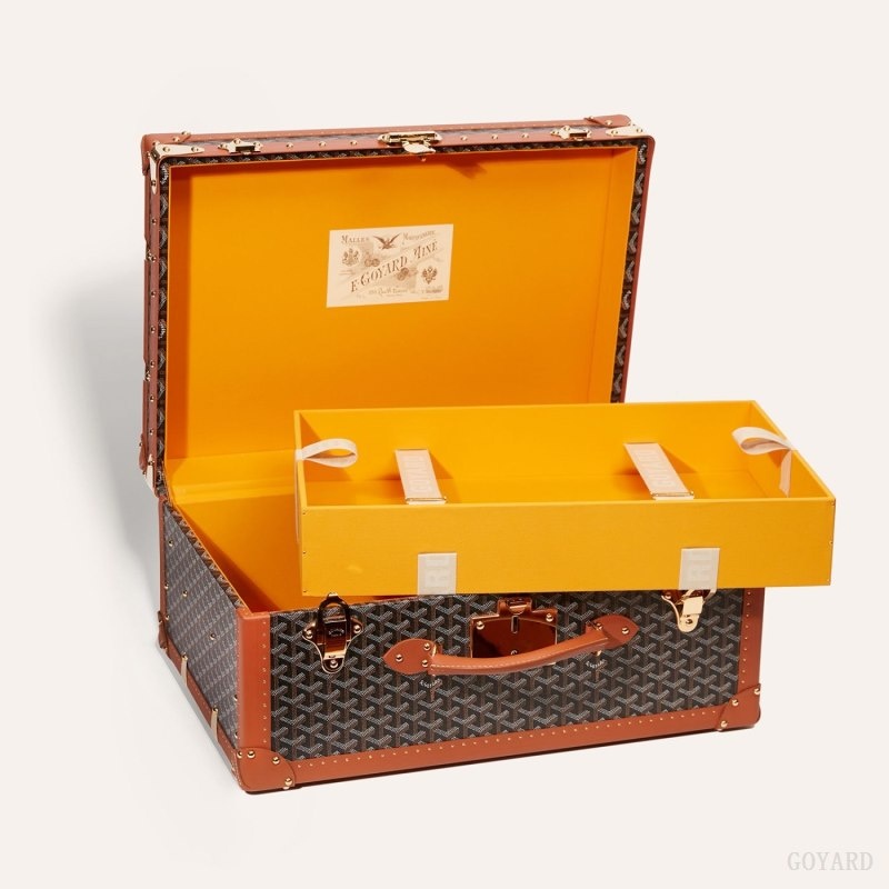 Goyard PALACE 55 SUITCASE Mustat Ruskea | IAXY3050