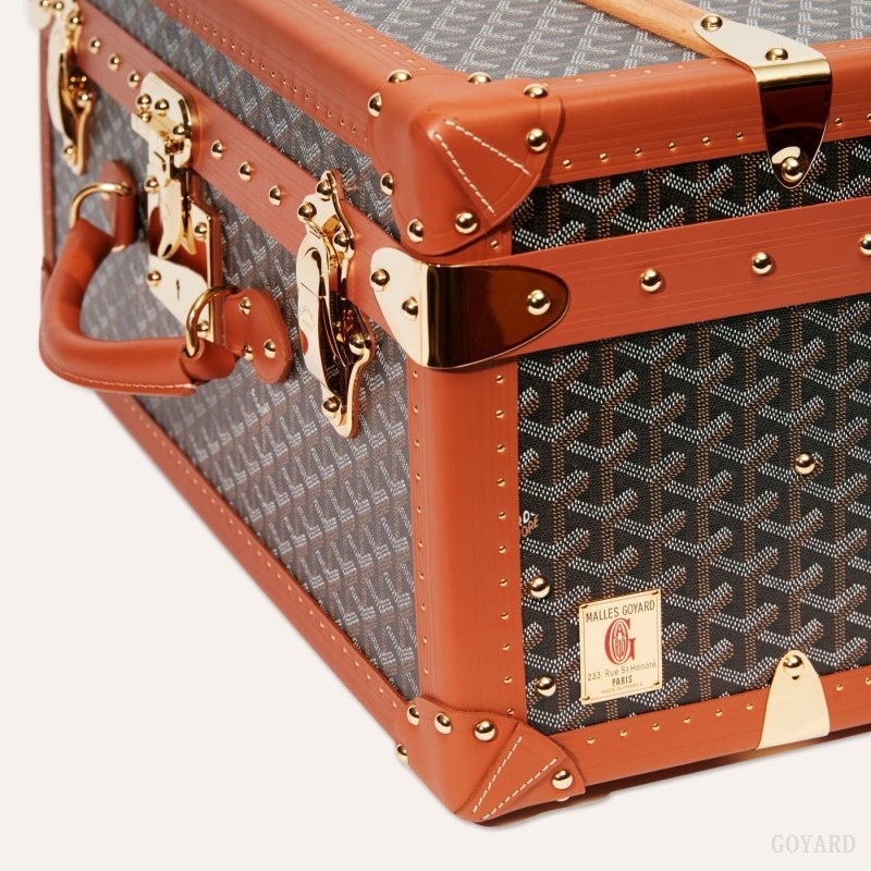 Goyard PALACE 55 SUITCASE Mustat Ruskea | IAXY3050