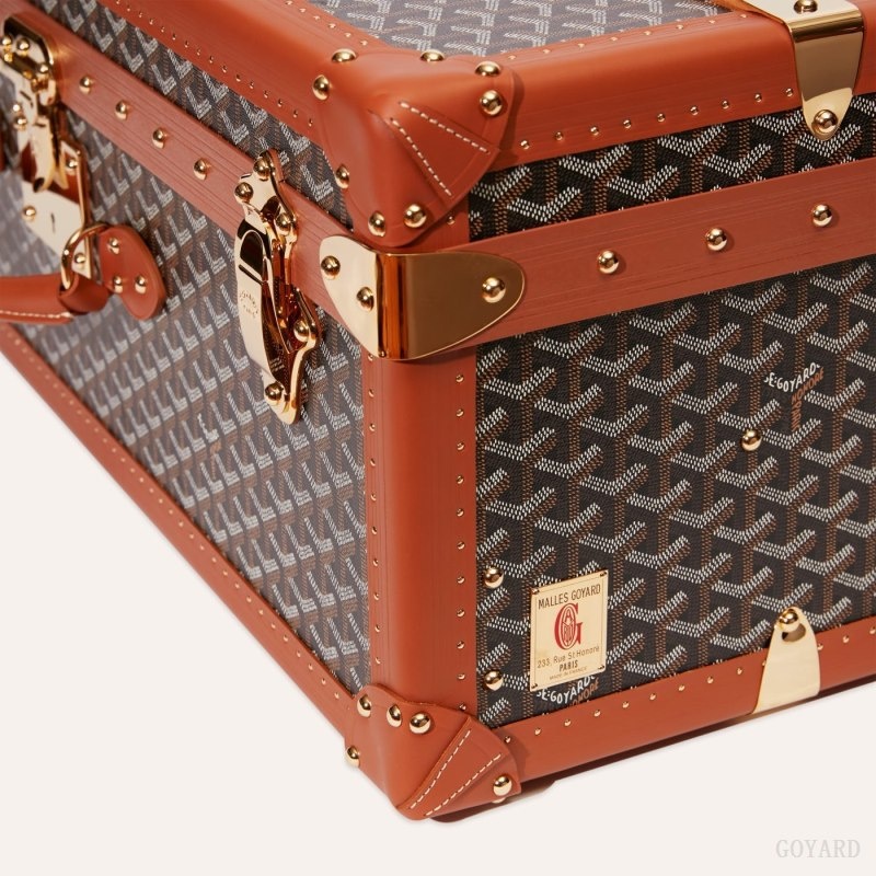 Goyard PALACE 70 SUITCASE Mustat Ruskea | YYVC9115