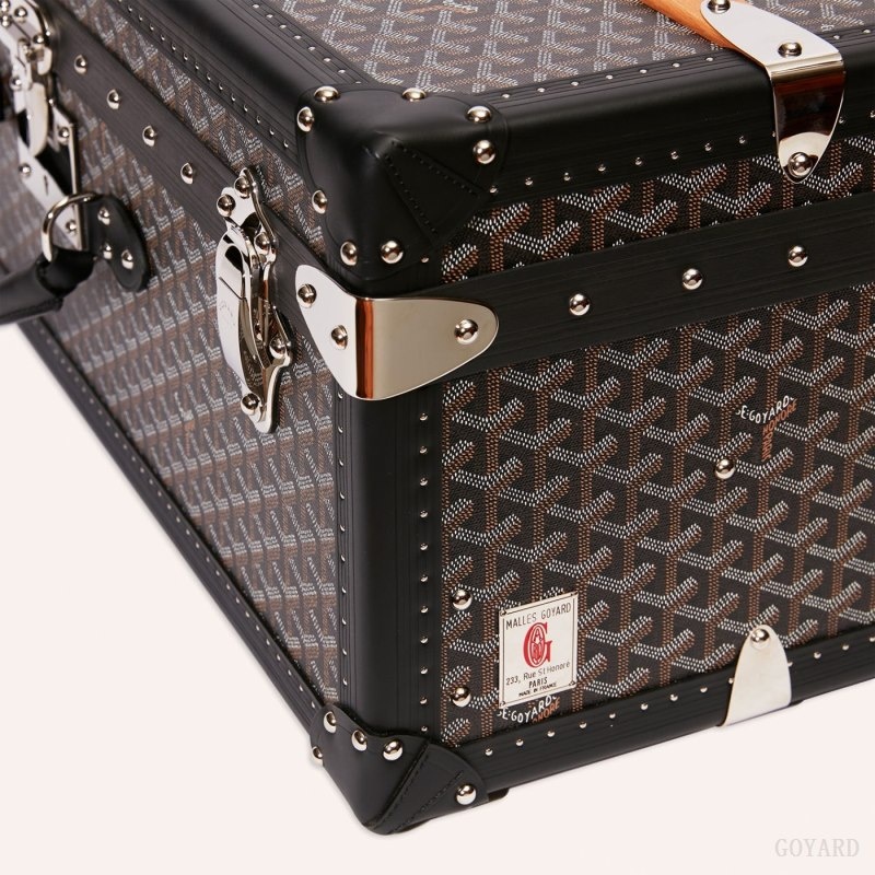 Goyard PALACE 80 SUITCASE Mustat | EXHZ9761