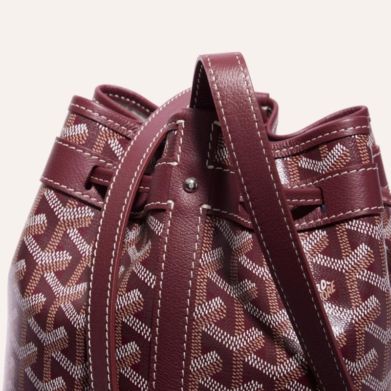 Goyard PETIT FLOT BUCKET BAG Viininpunainen | YCKS0818