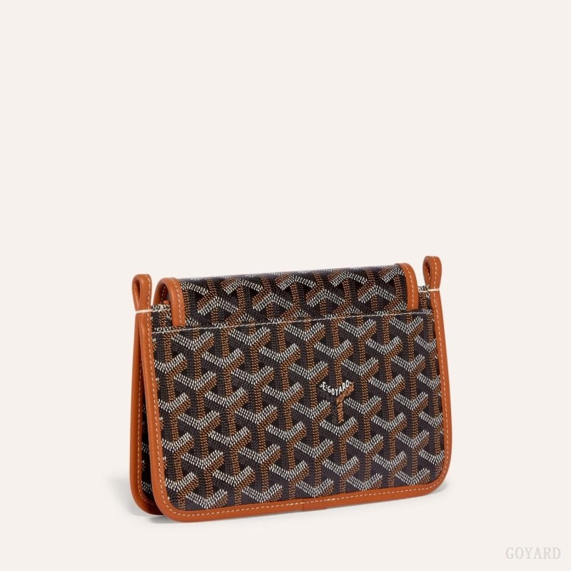 Goyard PLUMET POCKET WALLET Mustat Ruskea | LJZX8707