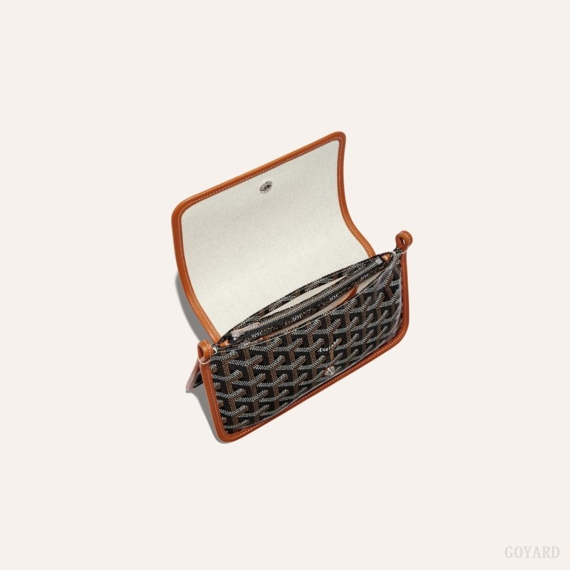 Goyard PLUMET POCKET WALLET Mustat Ruskea | LJZX8707