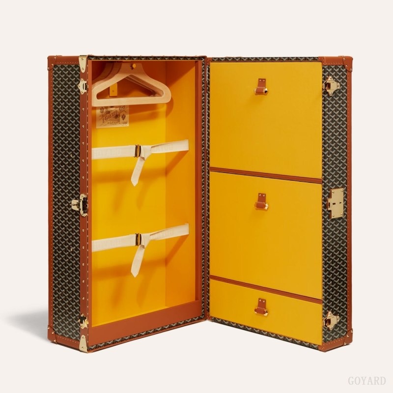 Goyard PULLMAN TRUNK Mustat Ruskea | SAZE6609