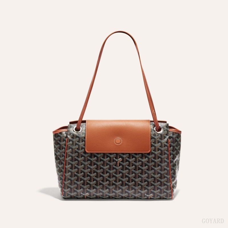 Goyard ROUETTE PM BAG Mustat Ruskea | NMRH1137