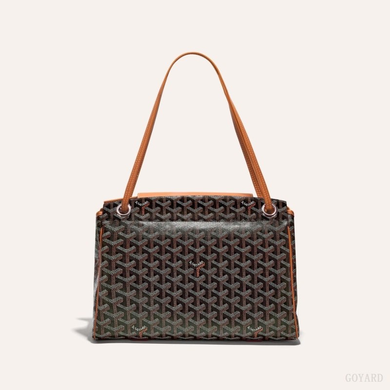 Goyard ROUETTE PM BAG Mustat Ruskea | NMRH1137