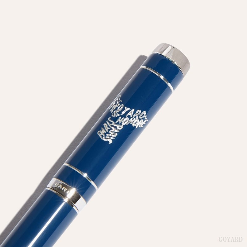 Goyard Rollerball Travel Pen Laivastonsininen Sininen | KCXB9124