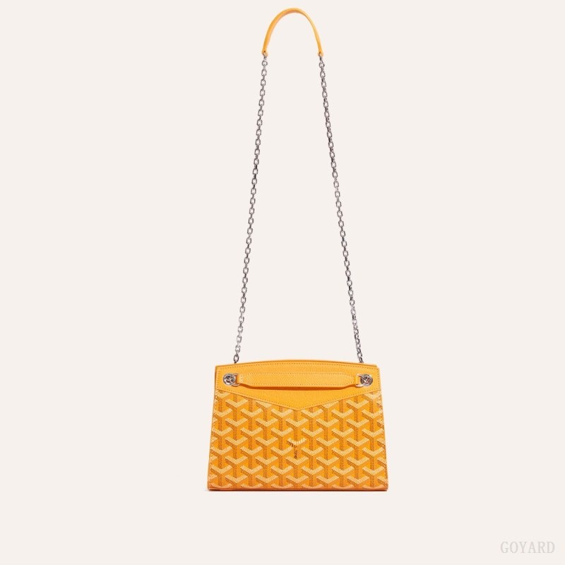 Goyard Rouette Structuré Mini Bag Keltainen | KJXE4916