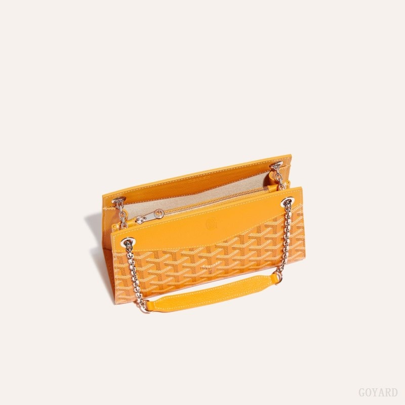 Goyard Rouette Structuré Mini Bag Keltainen | KJXE4916