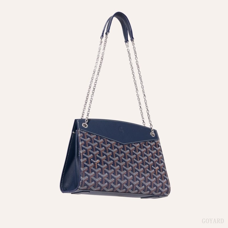 Goyard Rouette Structuré PM Bag Laivastonsininen Sininen | YILU5696