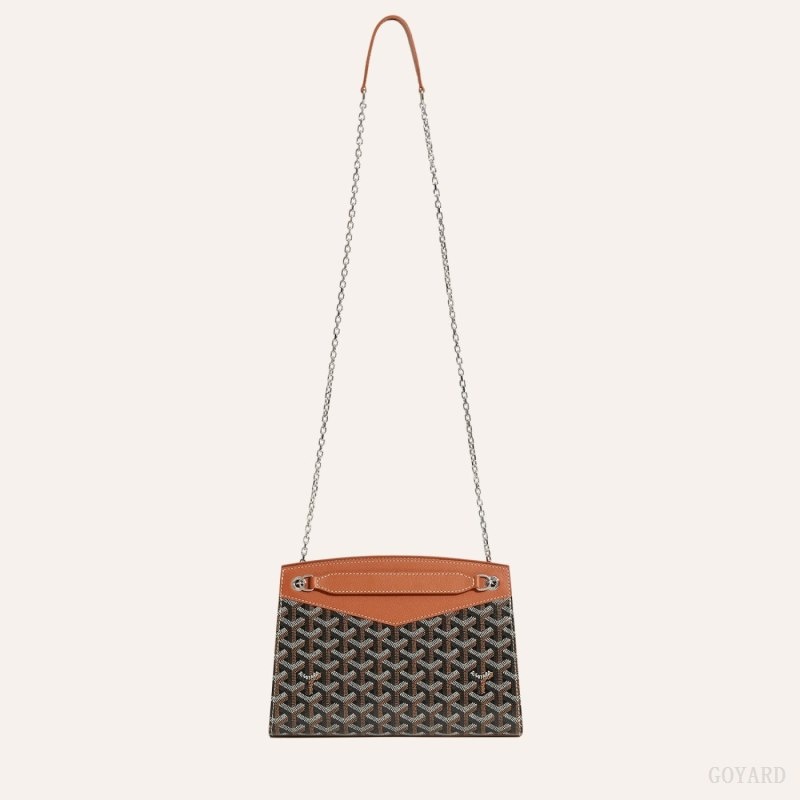 Goyard Rouette Structuré PM Bag Mustat Ruskea | BYTN8775