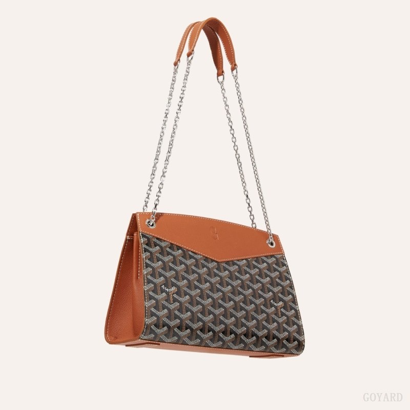 Goyard Rouette Structuré PM Bag Mustat Ruskea | BYTN8775