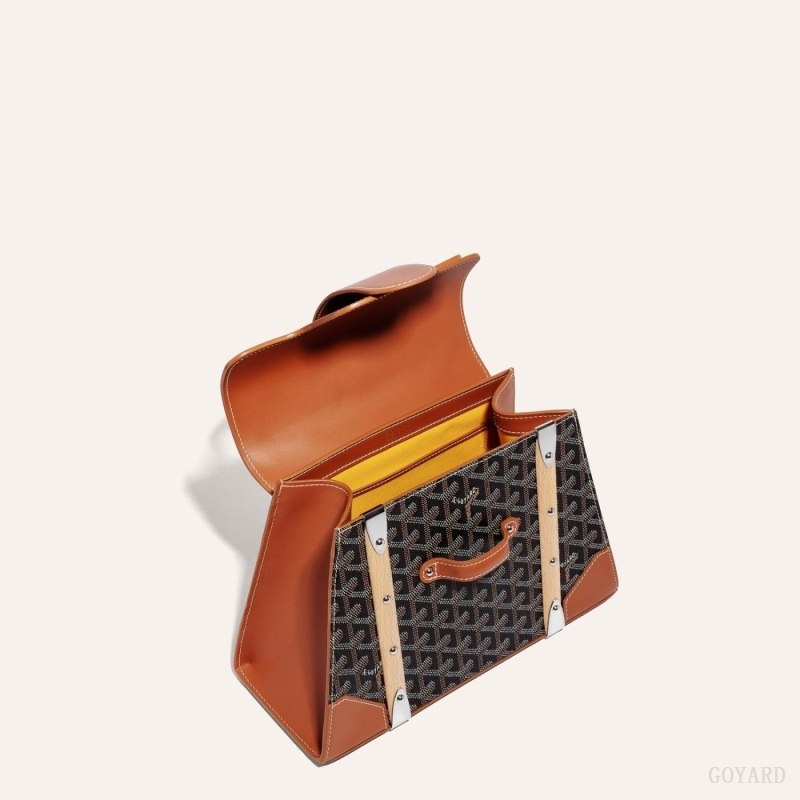 Goyard SAÏGON PM BAG Mustat Ruskea | NYWE4669