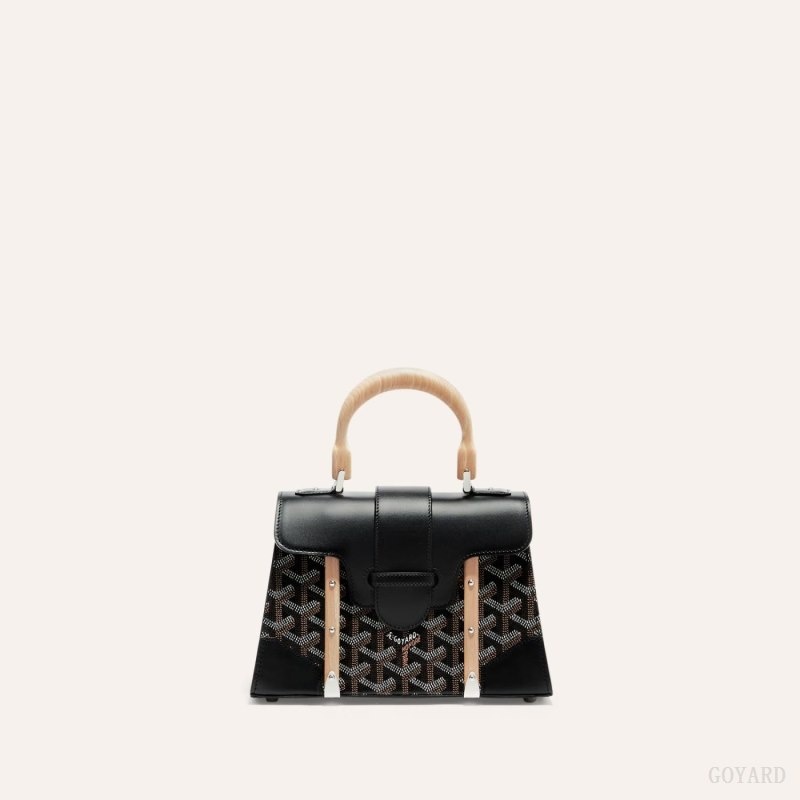 Goyard SAÏGON STRUCTURE MINI BAG Mustat | RAPD4425