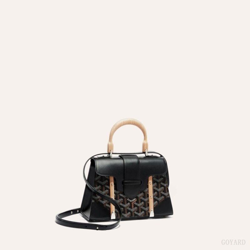 Goyard SAÏGON STRUCTURE MINI BAG Mustat | RAPD4425