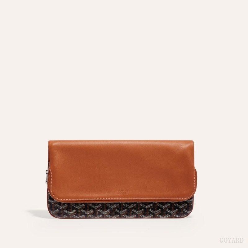 Goyard SAINTE-MARIE CLUTCH Mustat Ruskea | JEEY2757