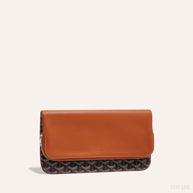 Goyard SAINTE-MARIE CLUTCH Mustat Ruskea | JEEY2757