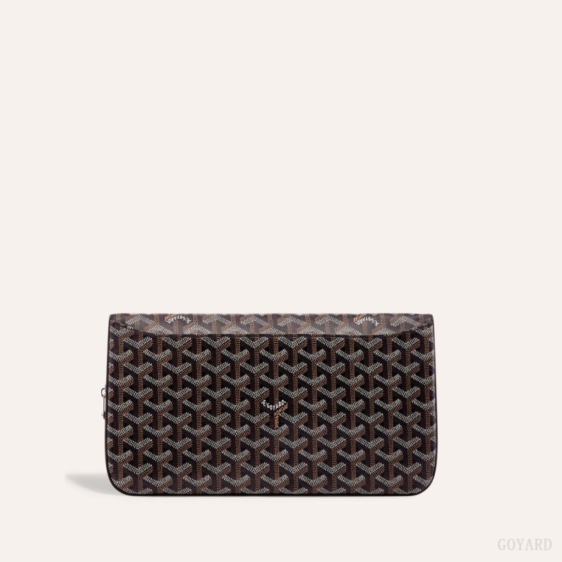 Goyard SAINTE-MARIE CLUTCH Mustat | RPWJ1402