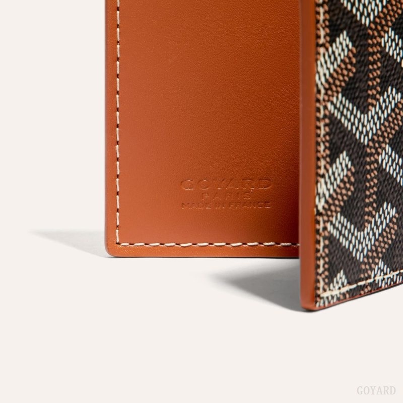 Goyard SAINT-MARC CARD WALLET Mustat Ruskea | FARV8242