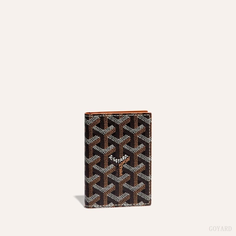 Goyard SAINT-MARC CARD WALLET Mustat Ruskea | FARV8242