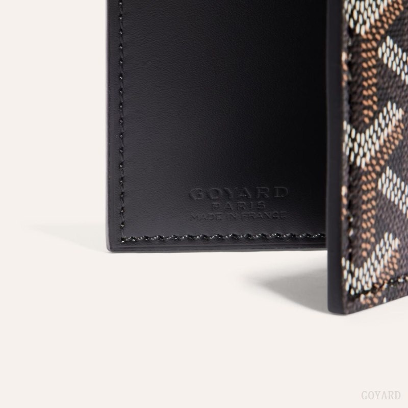 Goyard SAINT-MARC CARD WALLET Mustat | ERGN8092