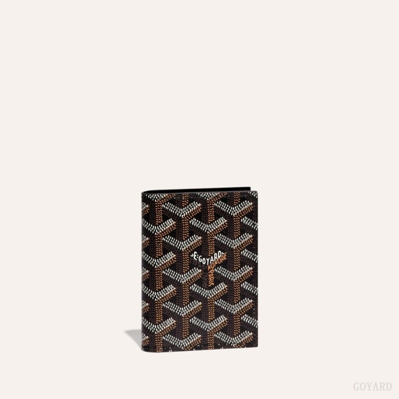 Goyard SAINT-MARC CARD WALLET Mustat | ERGN8092