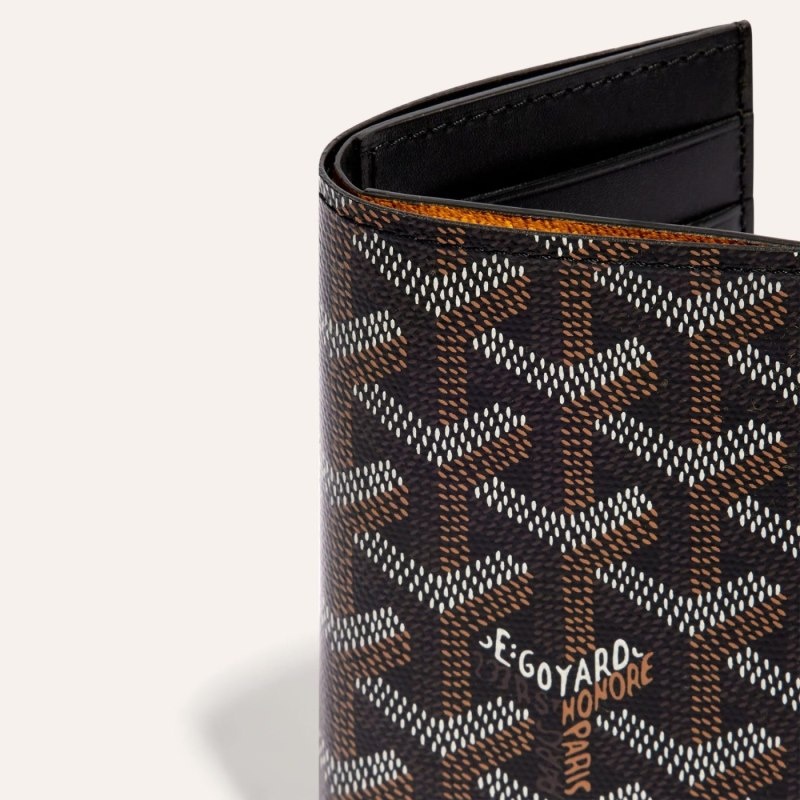 Goyard SAINT-PIERRE CARD WALLET Mustat | EFPE2606