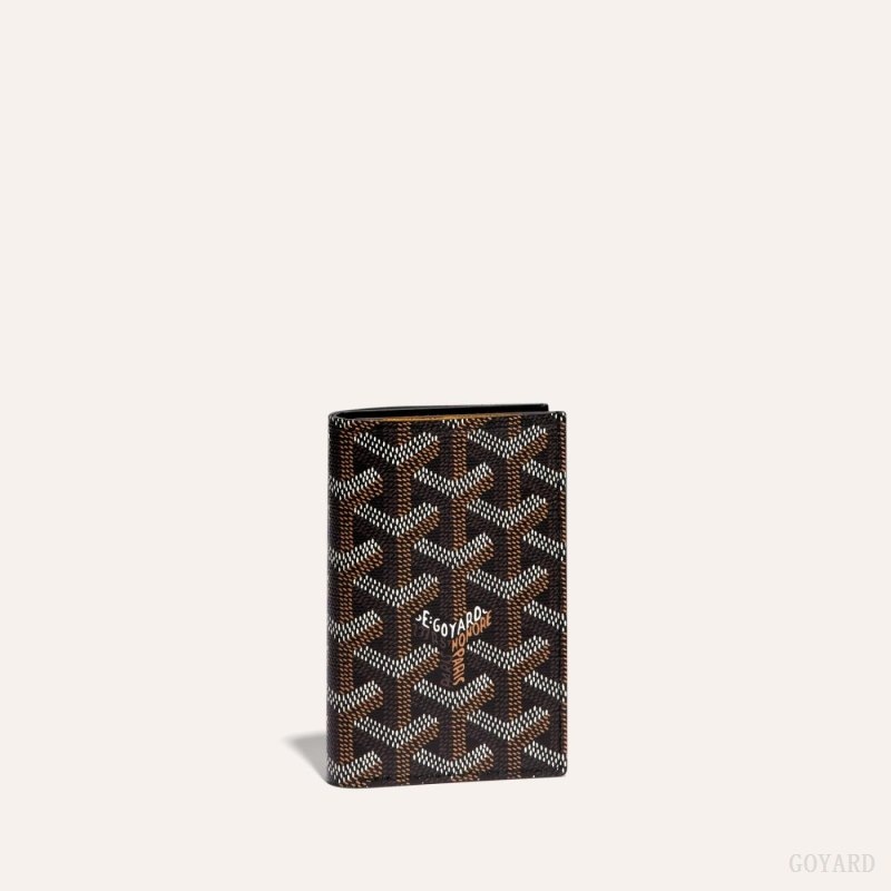 Goyard SAINT-PIERRE CARD WALLET Mustat | EFPE2606